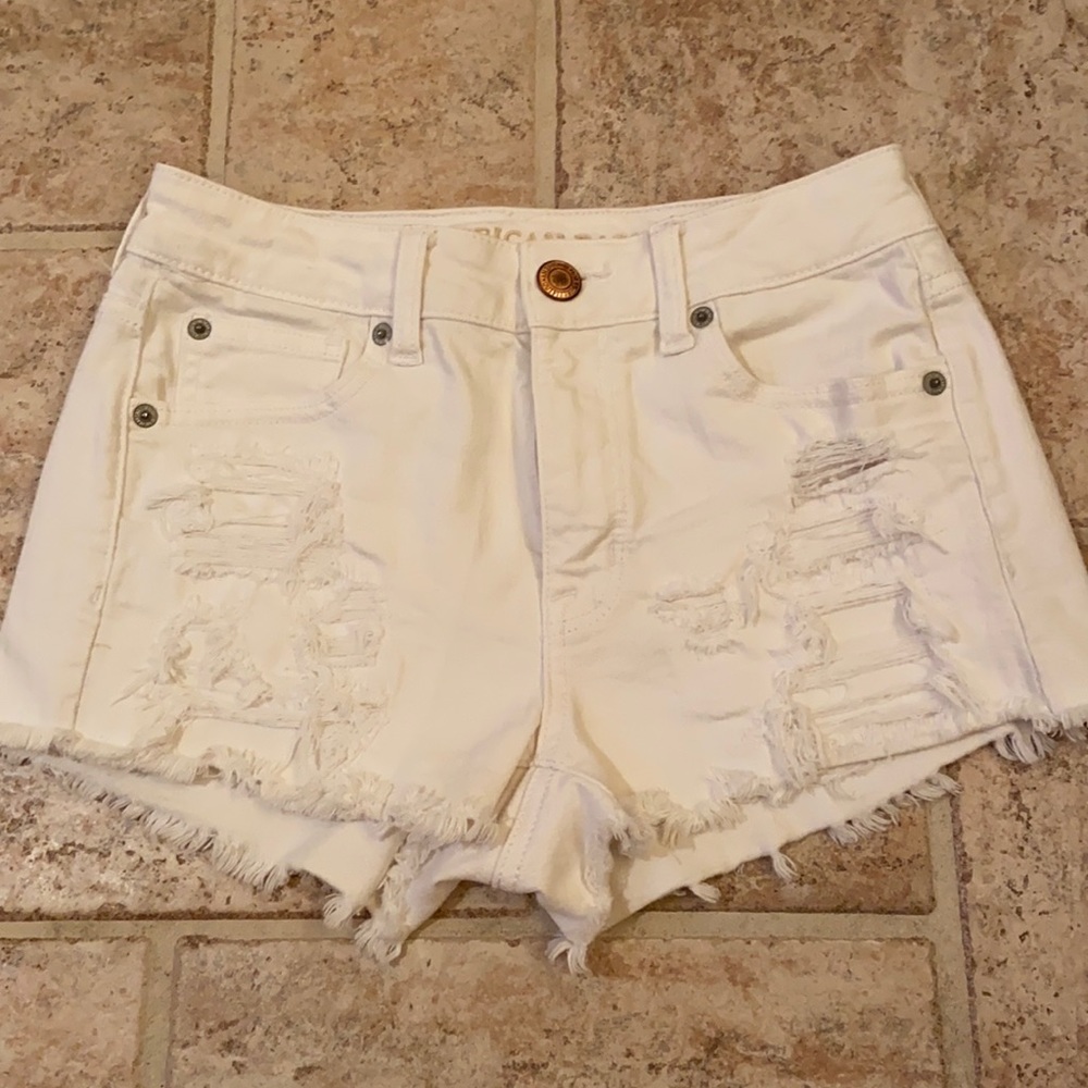 American Eagle Super Stretch X high rise shorts